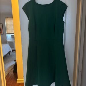 Ann Taylor Forest Green Mini Dress
